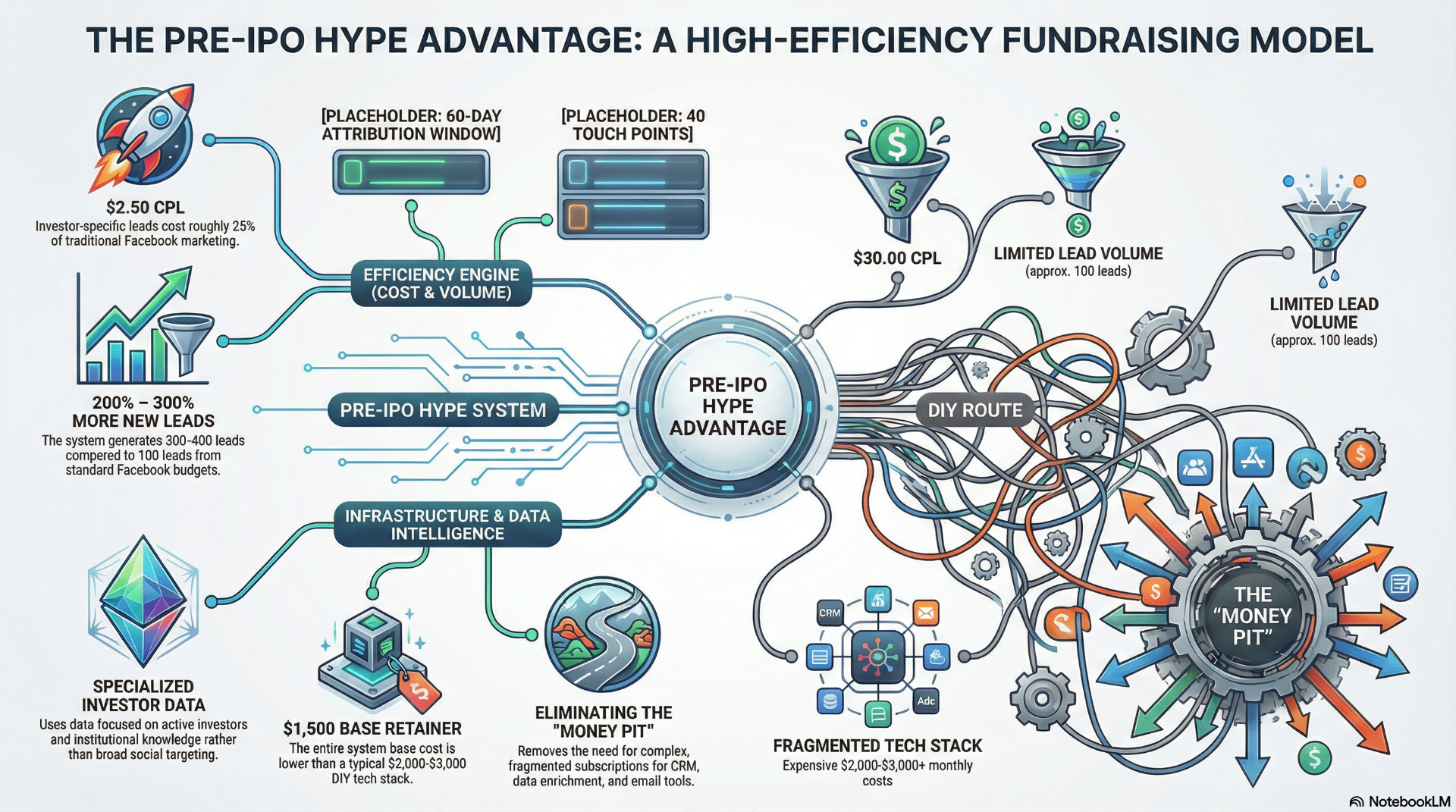 Pre-IPO Hype platform advantage — unified investor relations infrastructure